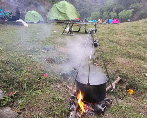 Aluminum Alloy Outdoor Hanging Tripod