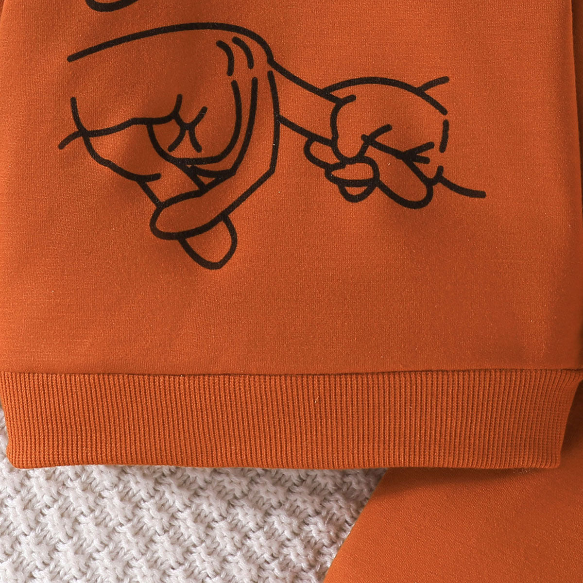 Casual Long Sleeve Hooded Baby Suit