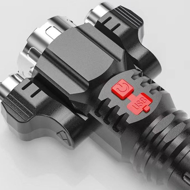 Outdoor Portable USB Rechargeable Flashlight