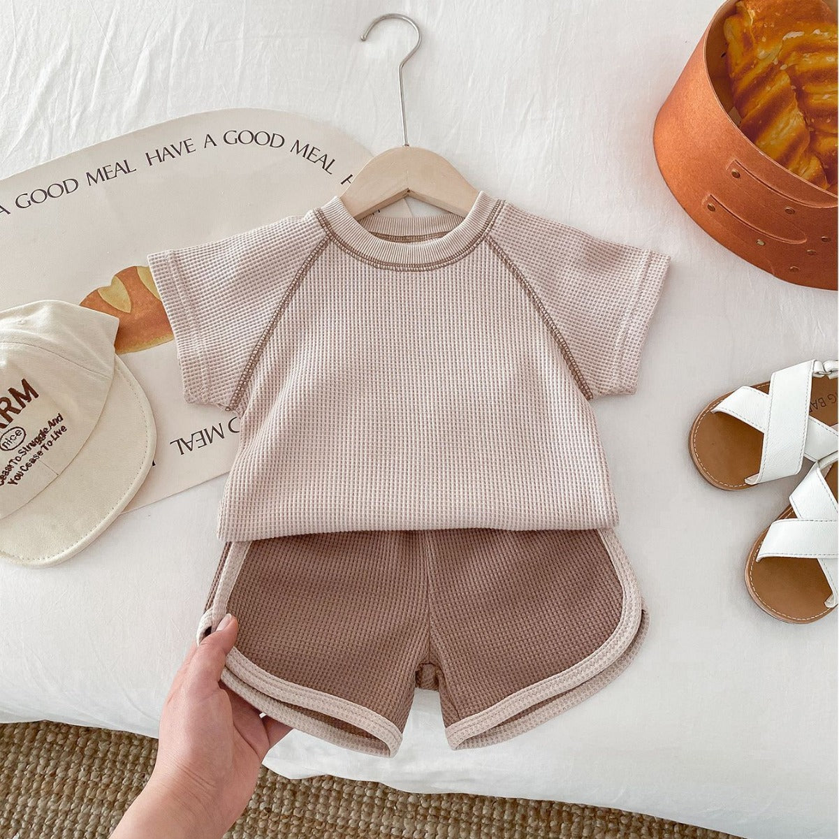 Short Sleeve Summer Baby Top & Shorts
