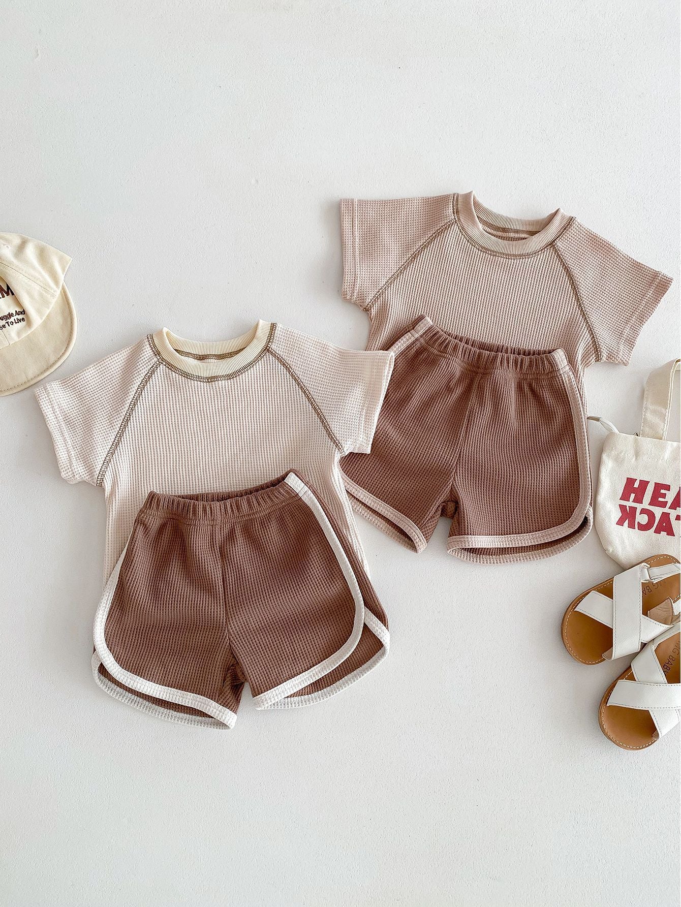 Short Sleeve Summer Baby Top & Shorts
