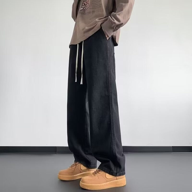 Men's Straight Loose Jeans