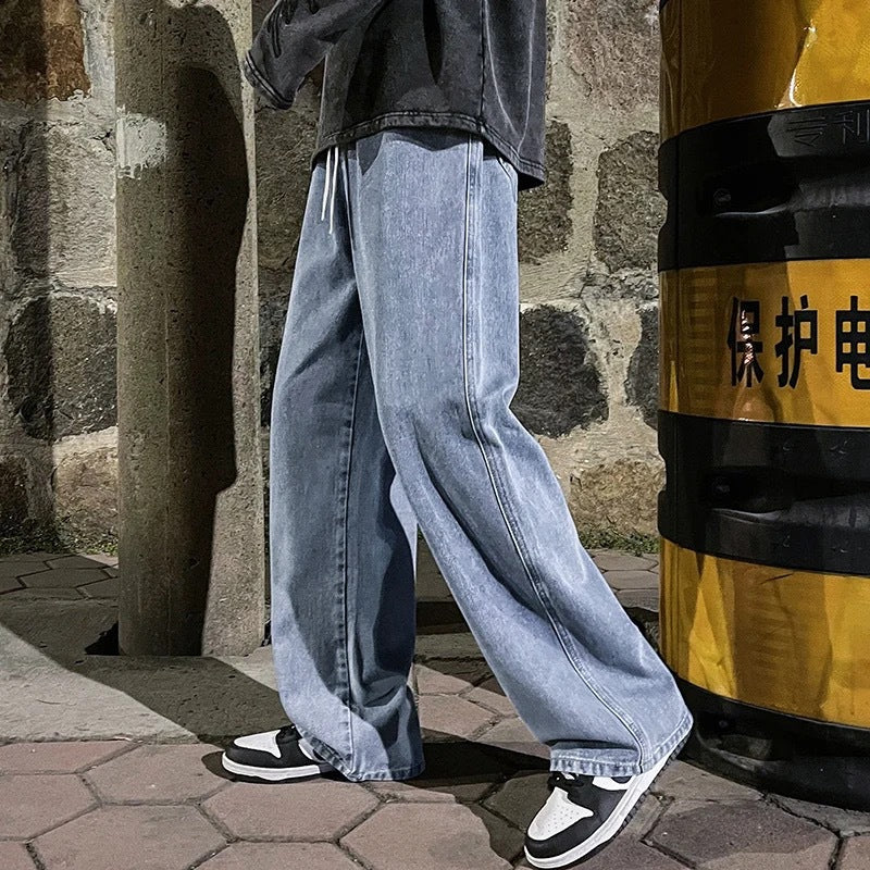 Men's Straight Loose Jeans