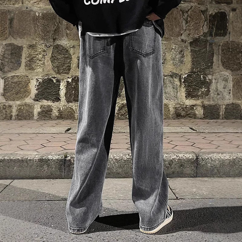 Men's Straight Loose Jeans