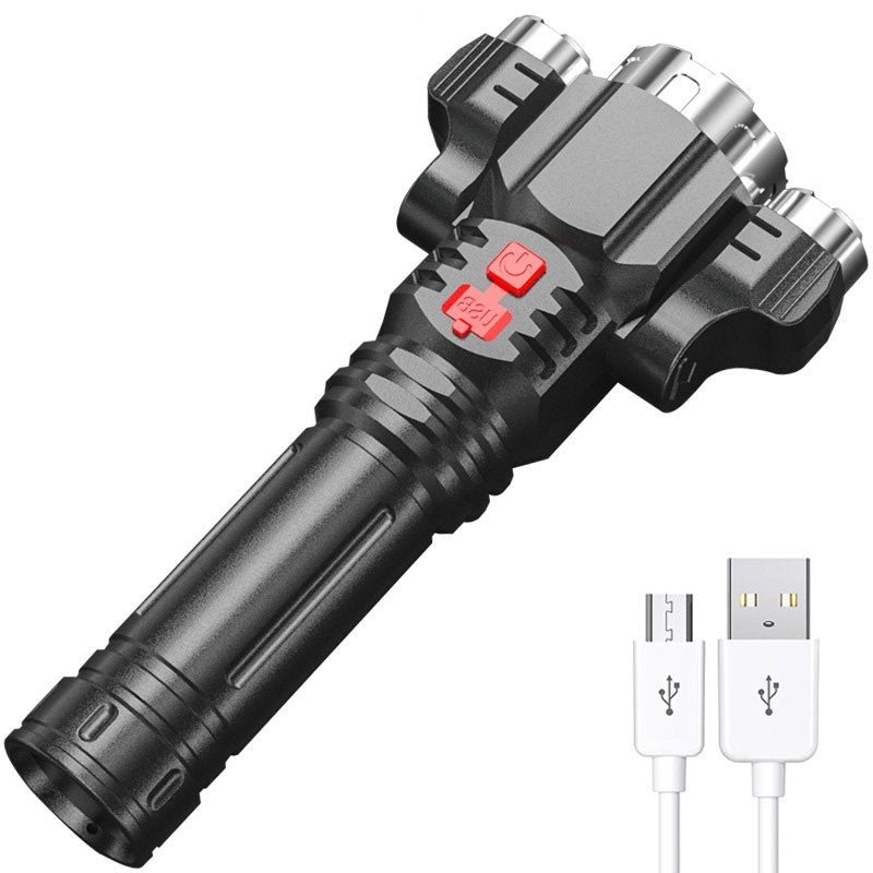 Outdoor Portable USB Rechargeable Flashlight