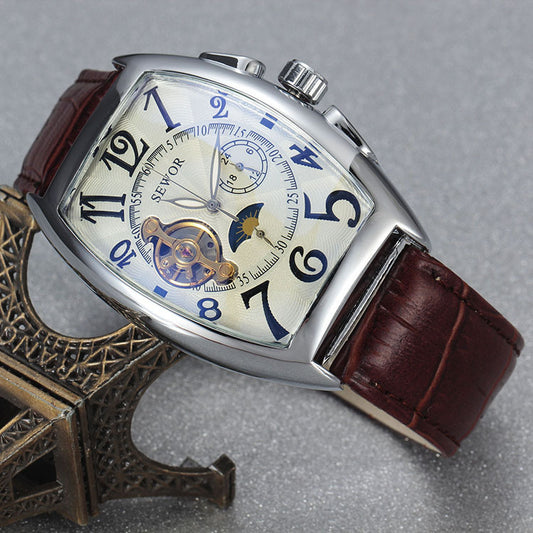 Full Automatic Men Tourbillon Stars Watch