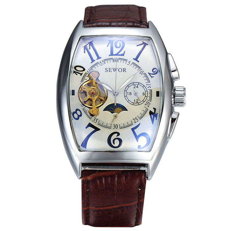 Full Automatic Men Tourbillon Stars Watch
